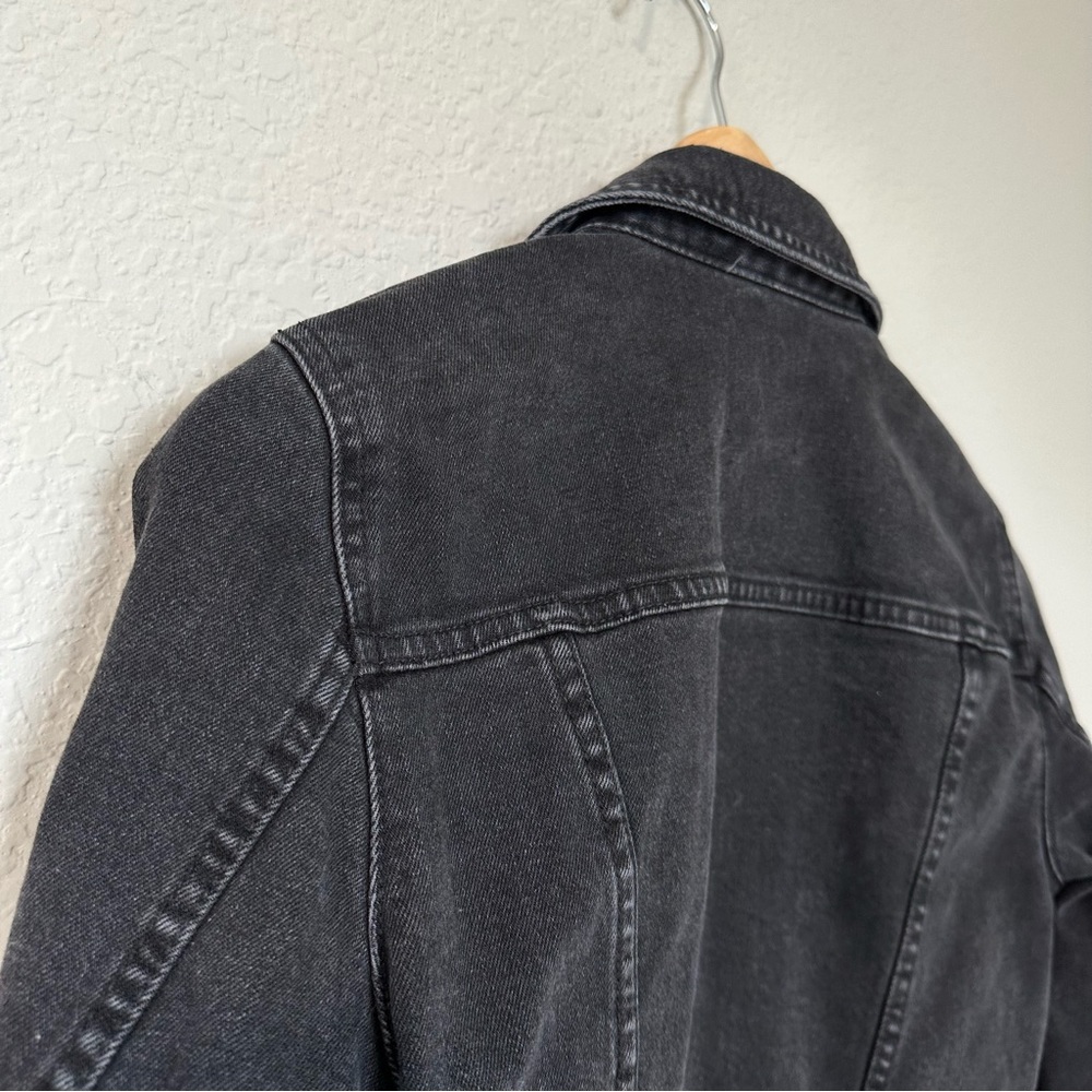 Zara Black Jean Jacket - Picture 7 of 11